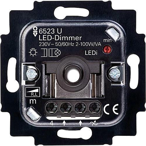 Immagine prodotto Busch-Jaeger Busch-Dimmer inserisce UP 6523 U-102 LED dimmer universale rotativo 2-100 Watt