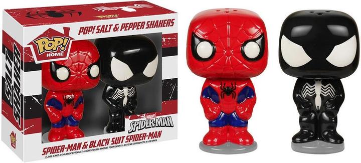 Produktbild Funko Marvel Comics: Spider-Man Black Suit Spider-Man Pop!