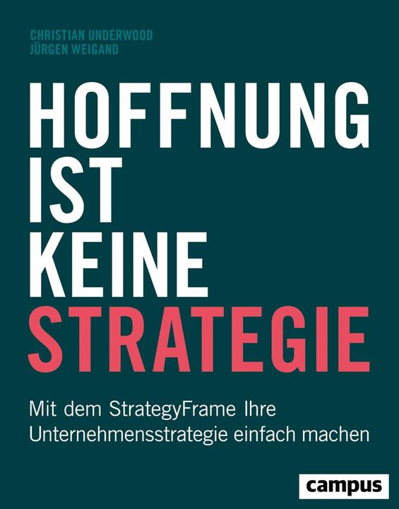 Image du produit Hoffnung ist keine Strategie (Allemand, Jürgen Weigand, Christian Underwood, 2022)