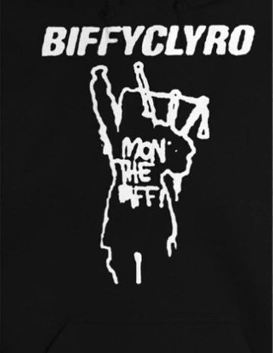 Actual product image Biffy Clyro Unisex Adult Mon The Biff Hoodie (L)