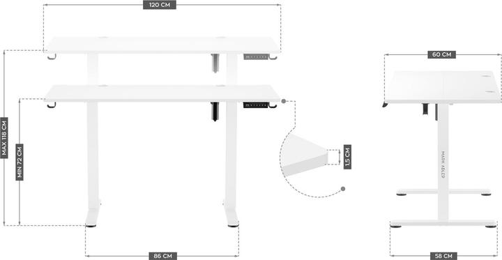 Actual product image Mark Adler MarkAdler Leader 7.0 White