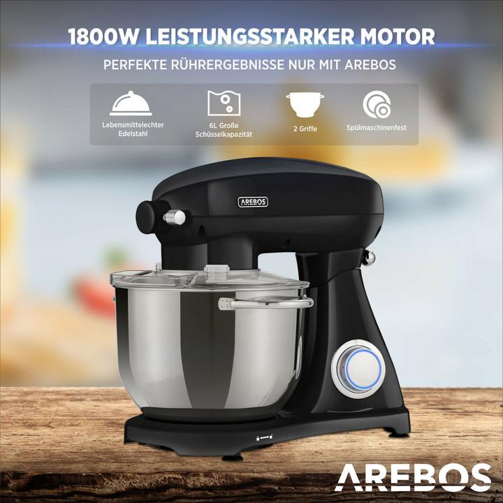 Produktbild Arebos Küchenmaschine (1800 W)