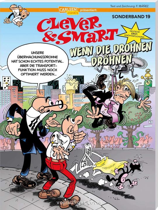 Image du produit Clever und Smart Sonderband 19: Wenn die Drohnen dröhnen (Allemand, Francisco Ibáñez, 2024)