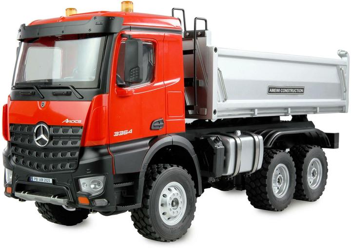 Immagine prodotto Amewi Mercedes-Benz Arocs Kipper 6x6 1:14 RTR rot (RTR pronto all'uso)