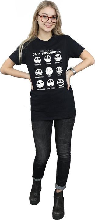Image du produit Disney - T-shirt NIGHTMARE BEFORE CHRISTMAS THE MANY FACES OF JACK - Femme (L)