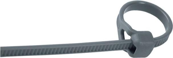 Image du produit HellermannTyton Collier de serrage à tête coudée à 90°, naturel 150 mm x 3.3 mm, 118-00089 (Serre-câbles en plastique, 150 mm, 100 pcs)