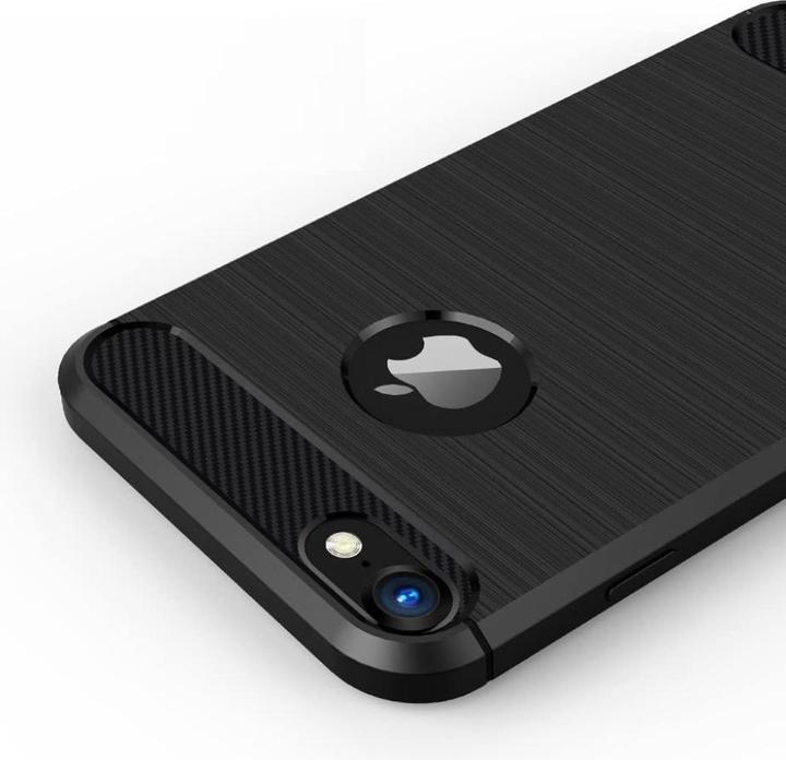 Produktbild Screenguard Carbon Brushed Case (Apple iPhone SE (3rd Gen))