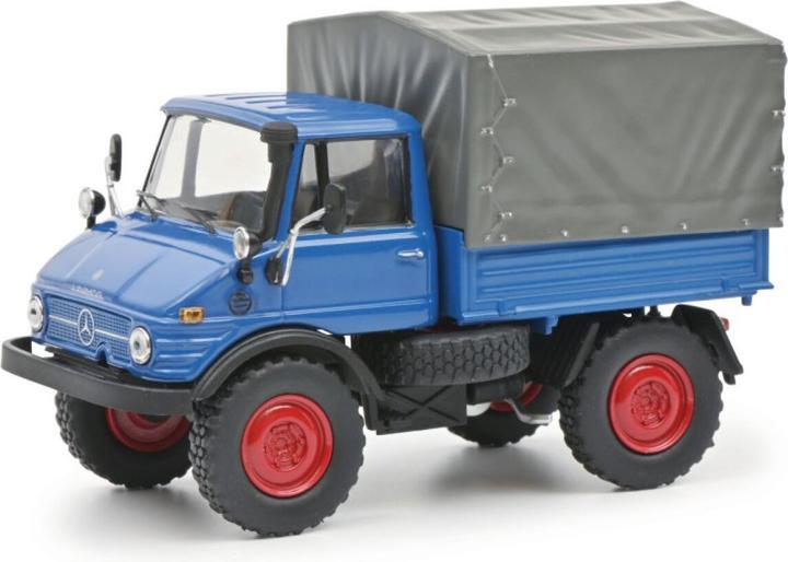 Schuco Unimog 406 m.Plane 1:43
