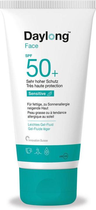 Daylong Sensitive Face Gel-Creme (Sonnencreme Gesicht, SPF 50+, 50 ml, 76 g)