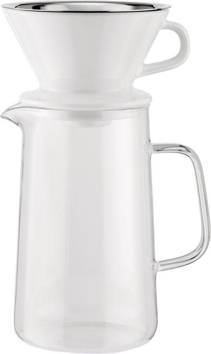 Alessi Set moulin à café e pichet filtre SLOW COFFEE argentée