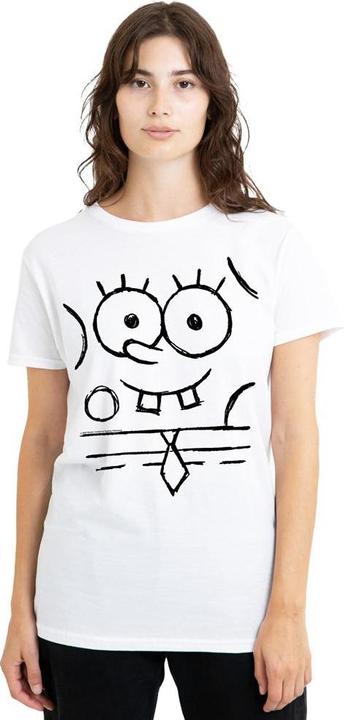 Immagine prodotto Spongebob Squarepants Maglietta Schizzo del Sorriso Adulto Unisex (L)