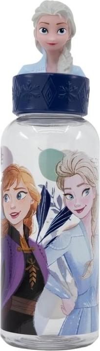 Productafbeelding Stor Waterfles met/3D-figuur 560 ml - Frozen (088808723-74854) (0.56 l)