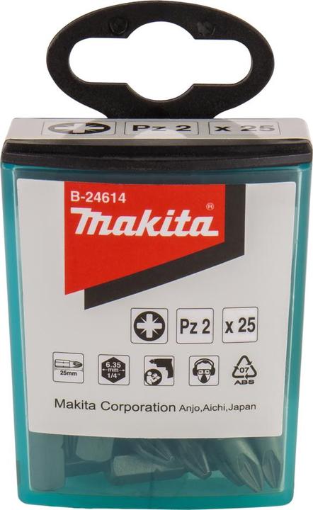 Produktbild Makita B-24614 Swivel nozzle PZ2x25mm (25) (PZ2)