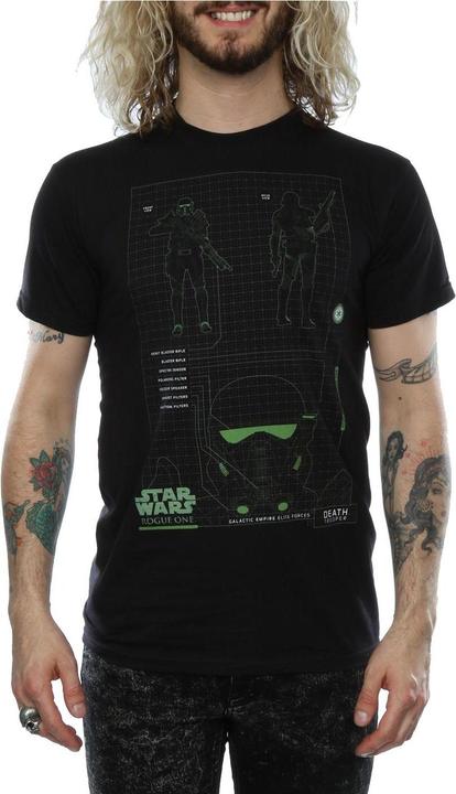 Image du produit Star Wars - T-shirt ROGUE ONE DEATH TROOPER SCHEMATIC - Homme (L)