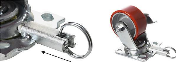 Actual product image Wagner System Heavy duty swivel castors