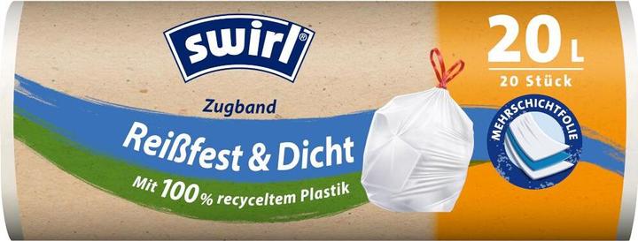 Swirl SWI afvalzak 20l met trekkoord 15st (15 x, 20 l)