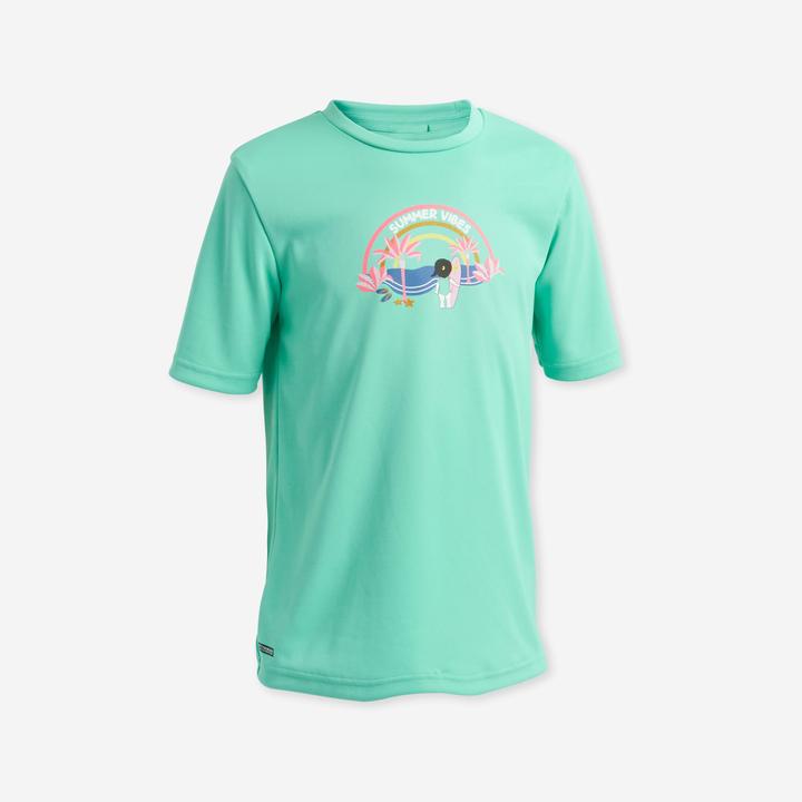 Produktbild Olaian UV-Shirt Surfen Kinder 100 türkis (5, 6)