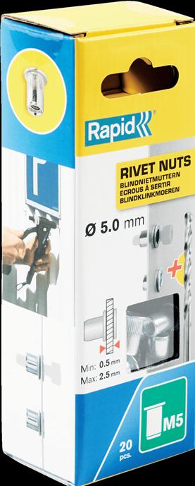Immagine prodotto Rapid Dadi per rivetti ciechi M5