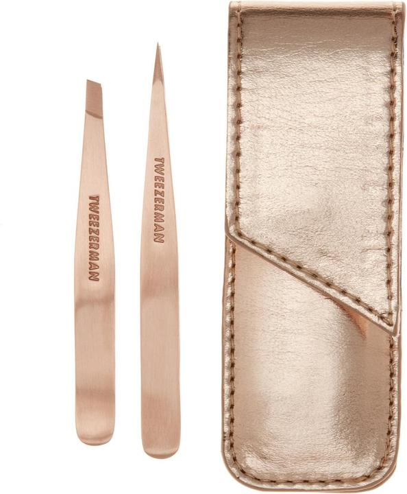Actual product image Tweezerman A set of tweezers in a Rose Gold case