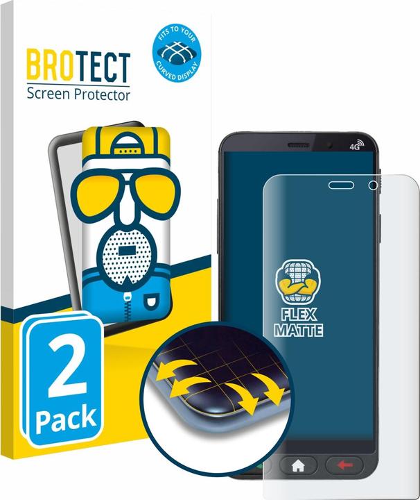 Actual product image BROTECT Full-Screen Protector Matte (2 Piece, Brondi Amico)