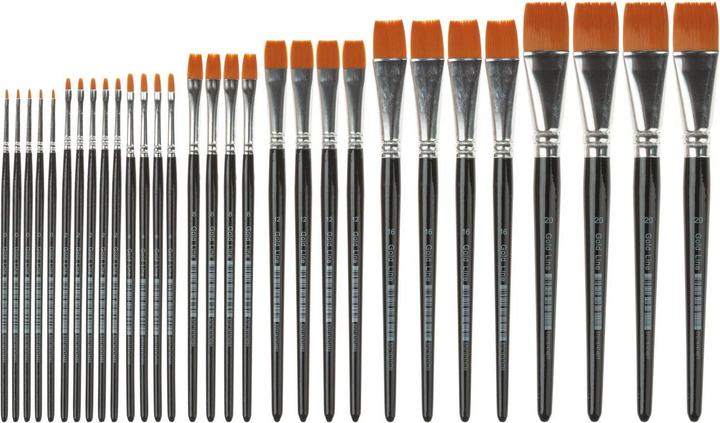 Creativ Company Platte Penselen - 7 maten, 30st. (22 mm)