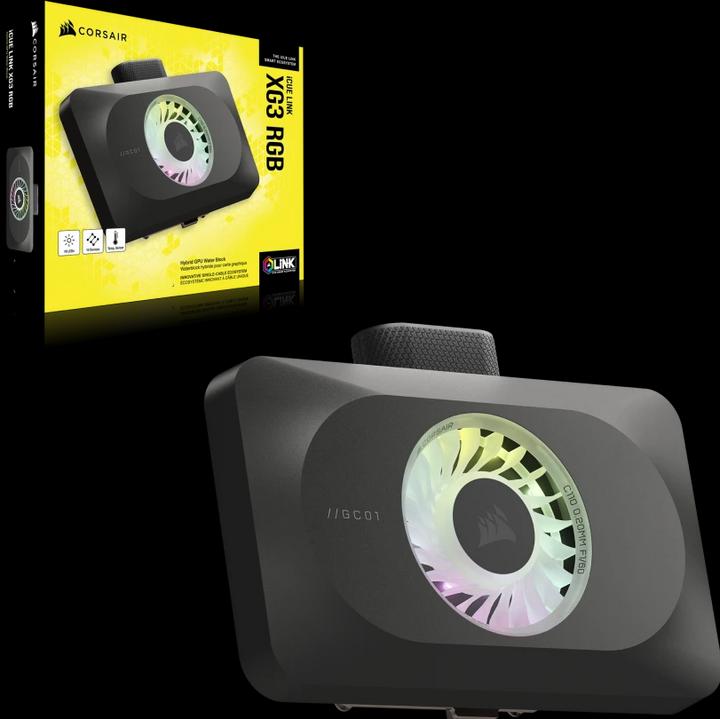 Actual product image Corsair iCUE LINK XG3 RGB HYBRID GPU Water block (4090/4080)