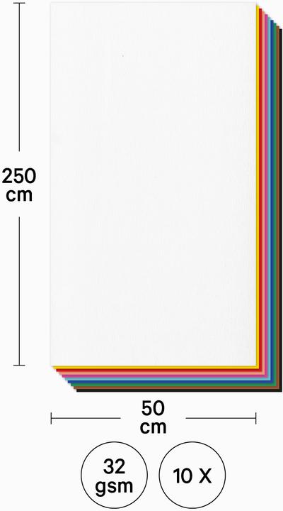 Actual product image I Am Creative Crepe paper (32 g/m², 10 x)
