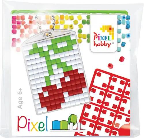 Magni Pixel Schlüsselanhänger Kirsche