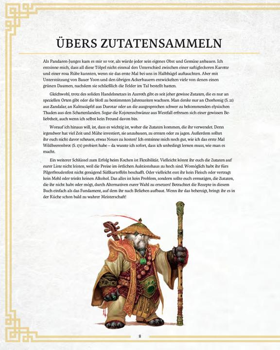 Immagine prodotto Panini World of Warcraft: Neue Genüsse aus Azeroth - Das offizielle Kochbuch (Tedesco, Chelsea Monroe-Cassel, 2021)