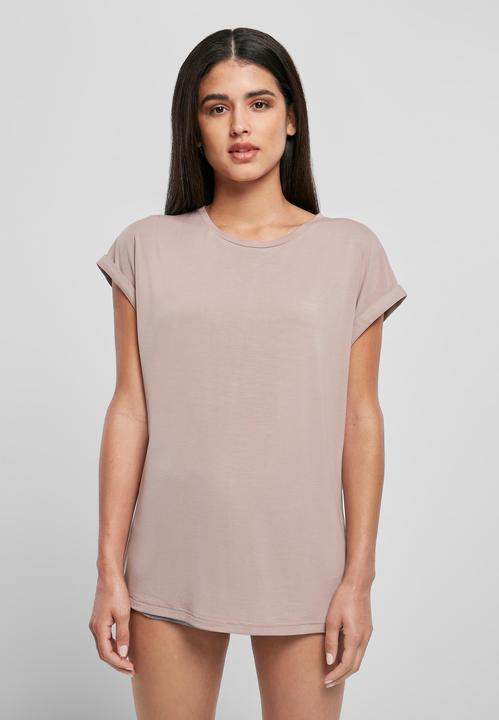 Actual product image Urban Classics Ladies Modal Extended Shoulder Tee (L)