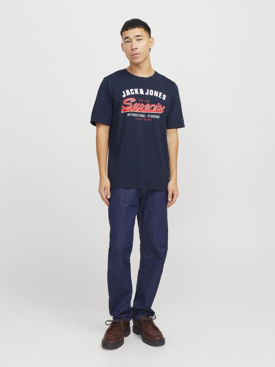 Produktbild Jack & Jones Jjelogo Tee Ss O-Neck 2 Col Ss25 Sn (L)