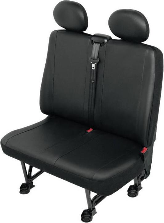 Produktbild HP Autozubehör 22817 Doppelsitzschoner Kunstleder Schwarz Doppelsitz