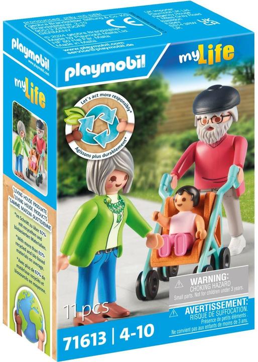 Immagine prodotto Playmobil Nonni con bambino (71613, Playmobil La mia vita)
