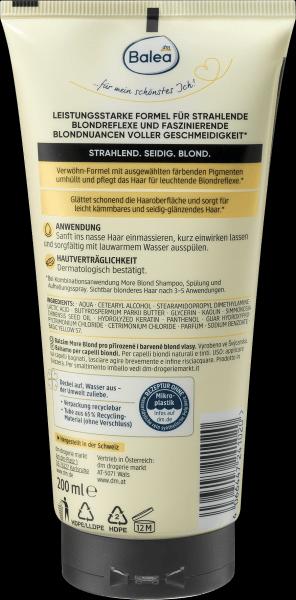 Actual product image dm BaleaProfessional Conditioner More Blond