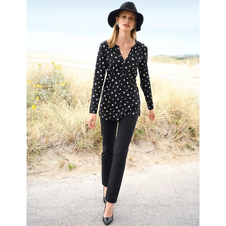 Actual product image Anne Weyburn Straight leggings (50)