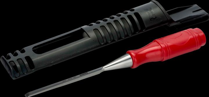 Actual product image Bahco Chisel with red polypropylene handle, 18 mm (18 mm)
