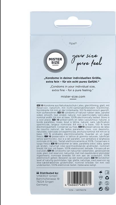 Actual product image Mister Size 64 (10 pcs.)