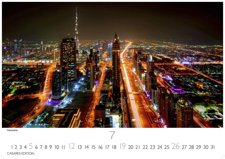 Produktbild Dubai/Abu Dhabi 2026 L 35x50cm (35 x 50 cm, Deutsch)