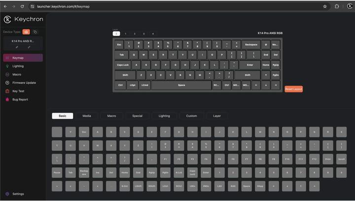 Immagine prodotto Keychron K5 Pro (CH, Cablato, Senza fili)