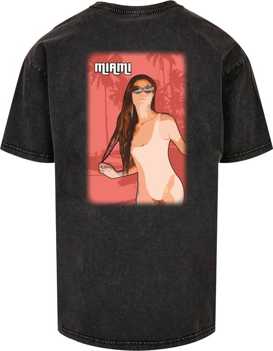 Image du produit Merchcode Grand Miami Acid Washed Heavy Oversize Tee - 116977 (4XL)
