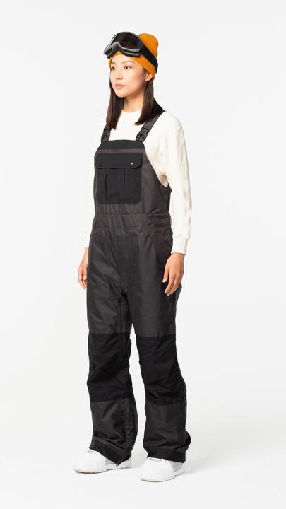 Actual product image Dreamscape Snowboard trousers dungarees adults waterproof - 500 black (XL)
