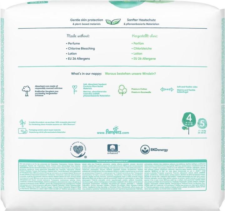 Actual product image Pampers Harmony, size 4, 28 nappies, 9kg-14kg (Size 4, 28 Piece)