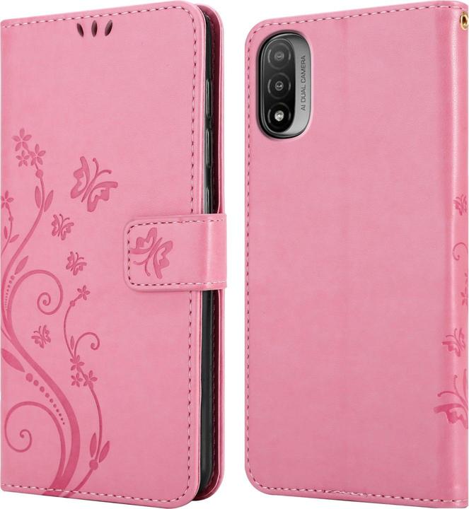 Actual product image Cadorabo Flower Book cover (Motorola E30, Motorola Moto E20, Motorola Moto E40)