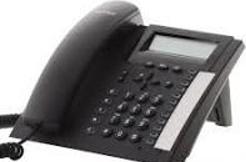 Actual product image Agfeo T 18 black analog telephone 3-line display 3-stage device tilt angle Headset connection....