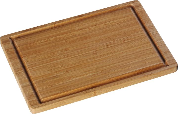 WMF Bambus natur Schneidebrett mittel mit Saftrille – klingenschonend