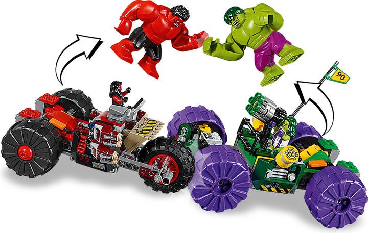 Image du produit LEGO Marvel Super Heroes Hulk contre Red Hulk (76078, LEGO Marvel)