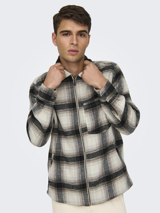 Produktbild Only & Sons Onsaustin Wool Zip Overshirt Noos (XL)
