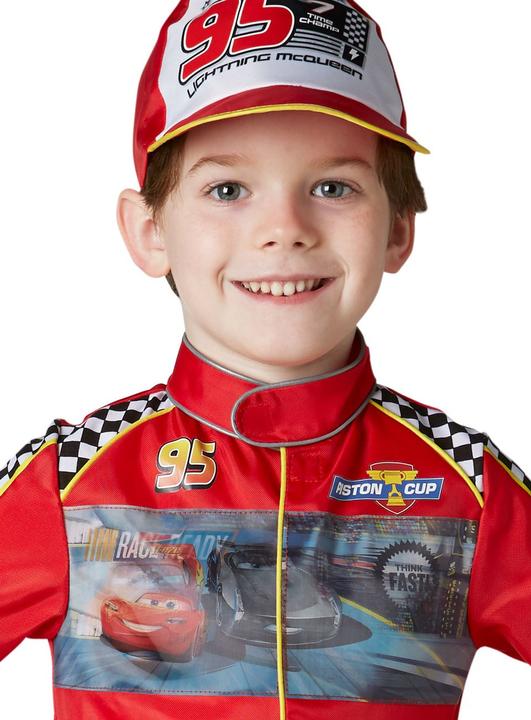 Produktbild Rubies Cars Lightning McQueen Kinderkostüm (122, 128)