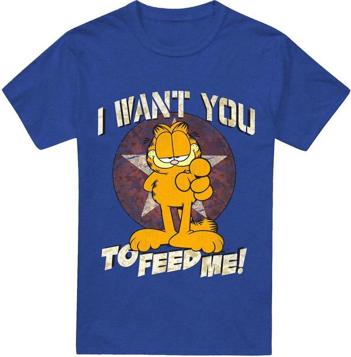 Actual product image Garfield Unisex Adult I Want You T-Shirt (L)