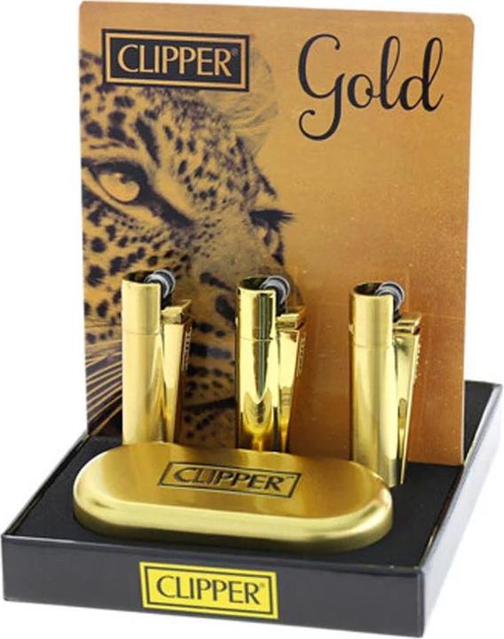 Actual product image Clipper Metal Gold